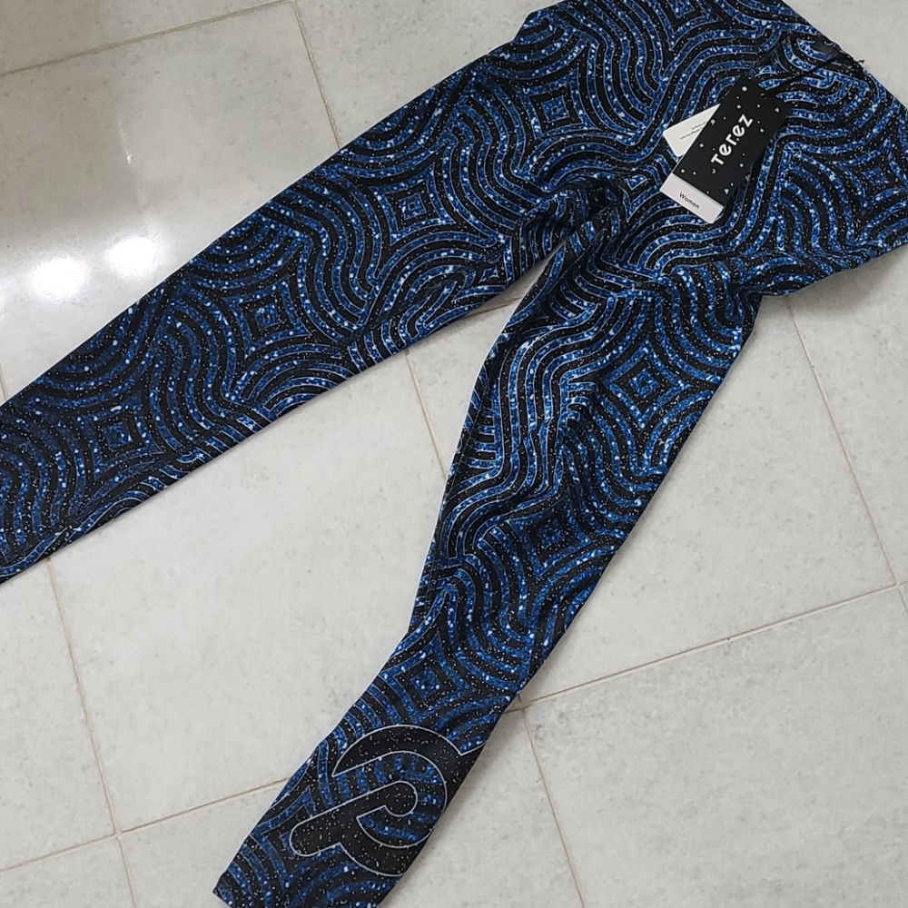 Peloton terez glitter galaxy leggings